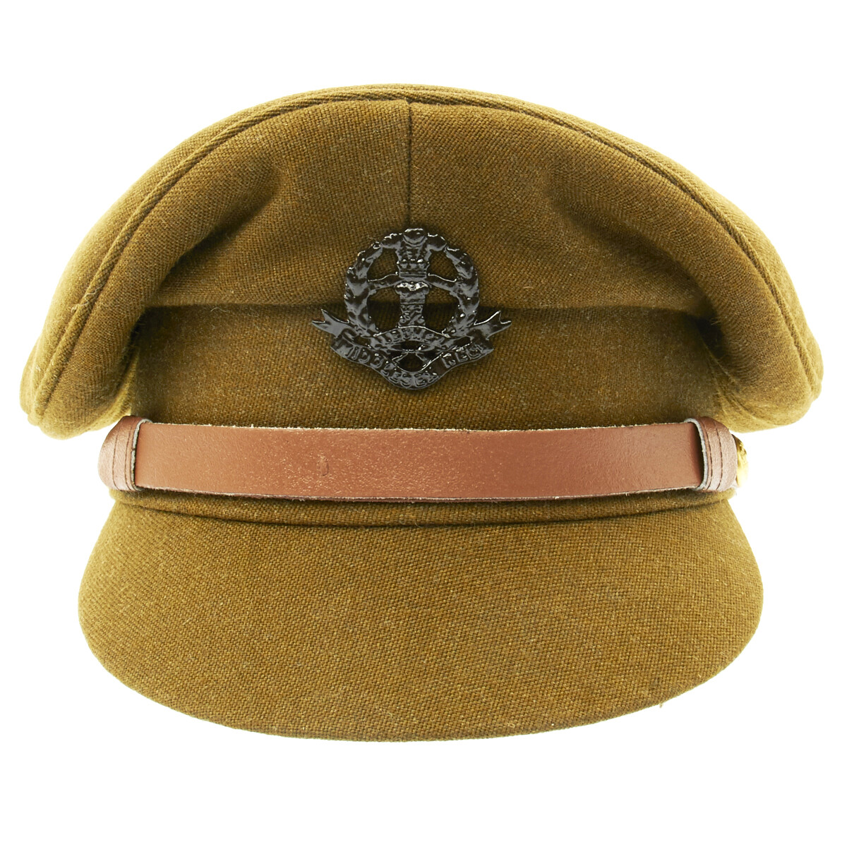 British WWII Officer Peaked Visor Cap- Size US 7.25 (58cm)