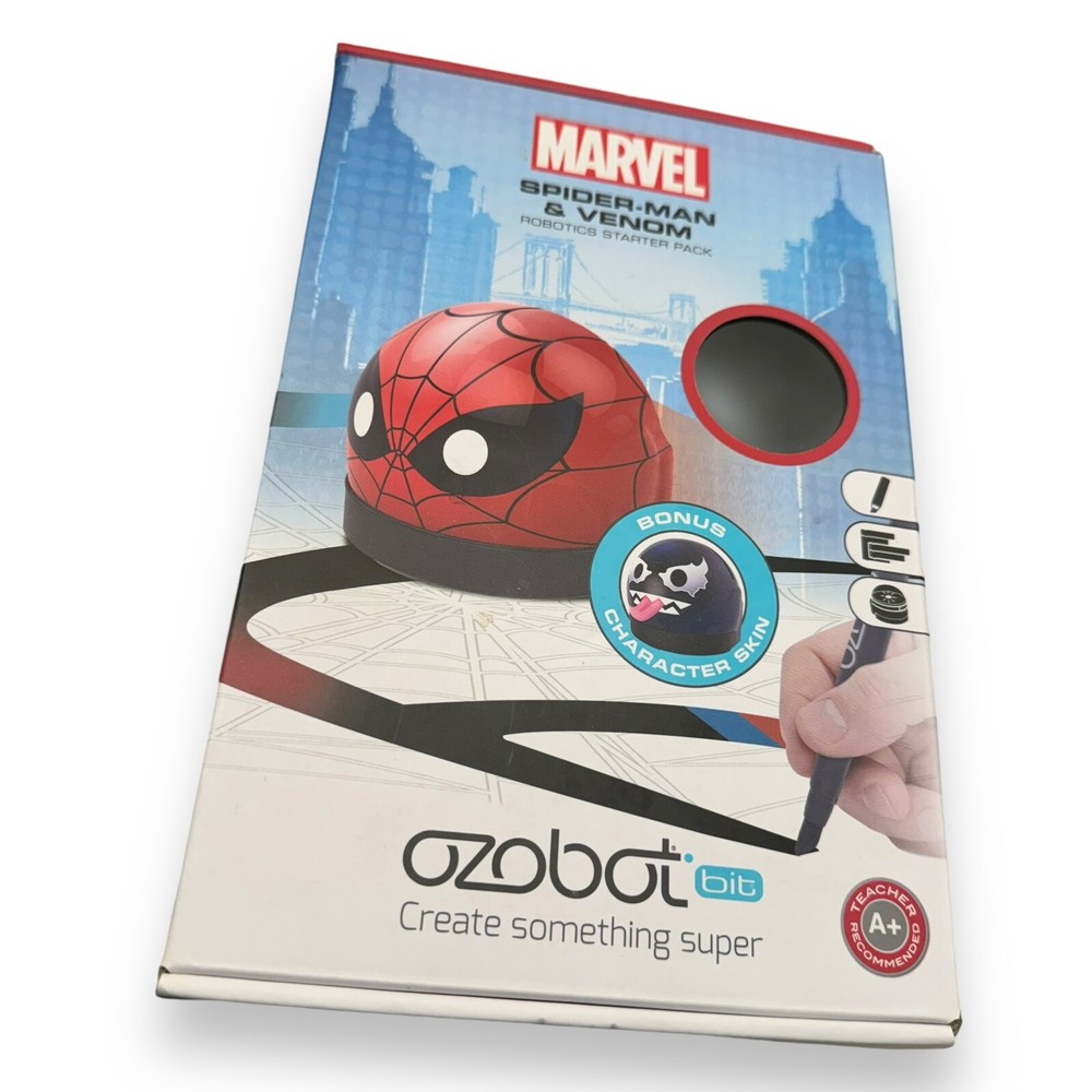 Ozobot Bit Marvel Groot Rocket Spider-Man Venom Robotics READ DESCRIPTION