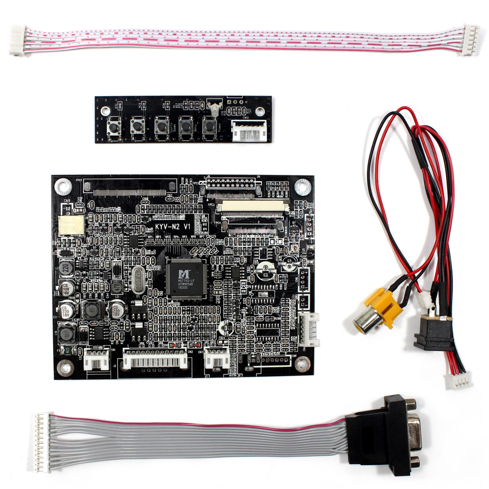 VGA+AV LCD Controller Board KYV-N2 V1 For 8" EJ080NA-05B EJ080NA-05A 800x600 LCD