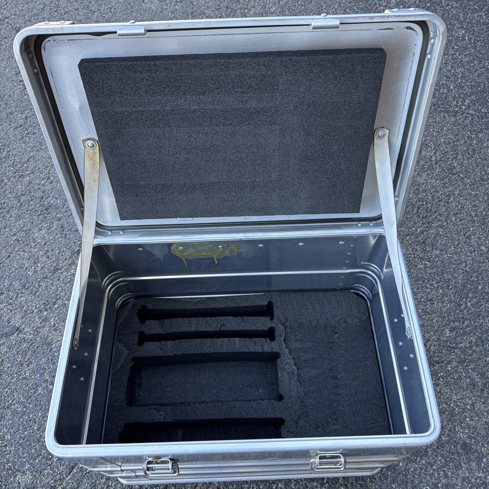 Zarges K470 Kiste Box Alukiste Alubox Transportkiste Lagerbox With Caster Wheels