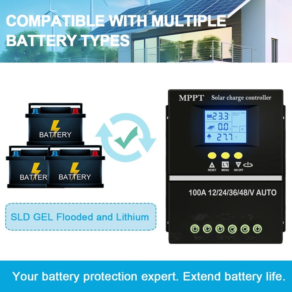 Helios Pro 100A MPPT Solar Charge Controller -SY10048