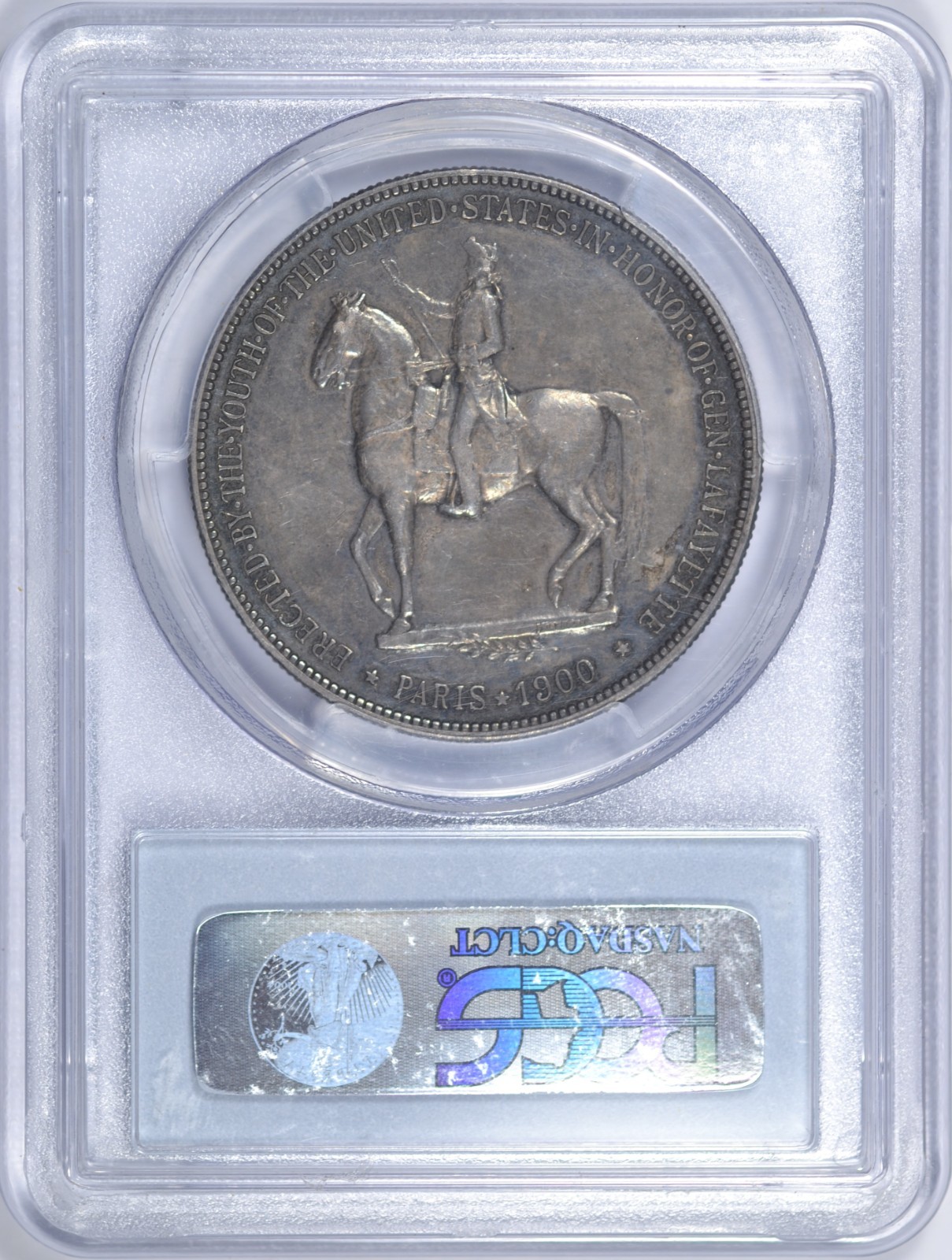 1900 LAFAYETTE DOLLAR COMEMMORATIVE PCGS AU53 NICE COIN