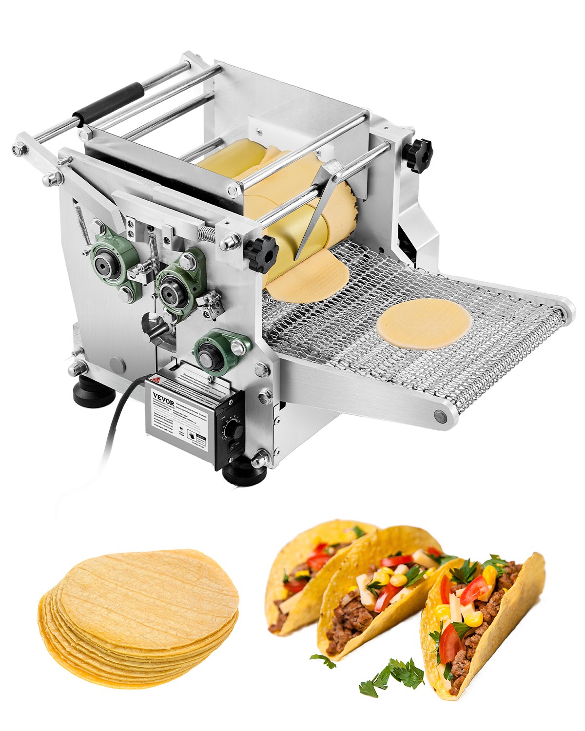 Commercial Electric Tortilla Maker Automatic Corn Tortilla Making Machine 5.5in