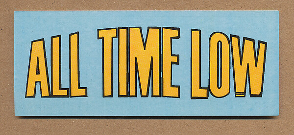 All Time Low - RARE promo sticker