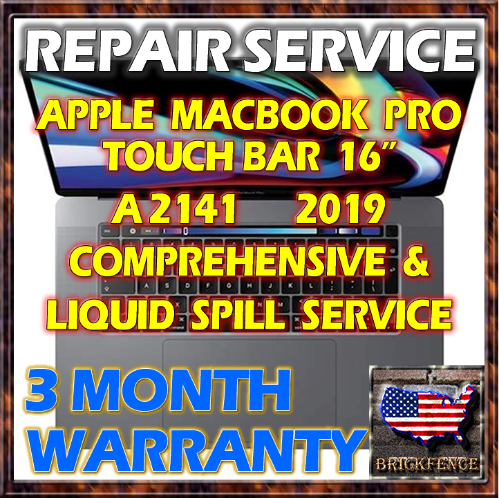 MACBOOK PRO 2019 16" A2141 LAPTOP 820-01700-A LOGIC BOARD REPAIR & LIQUID SPILL