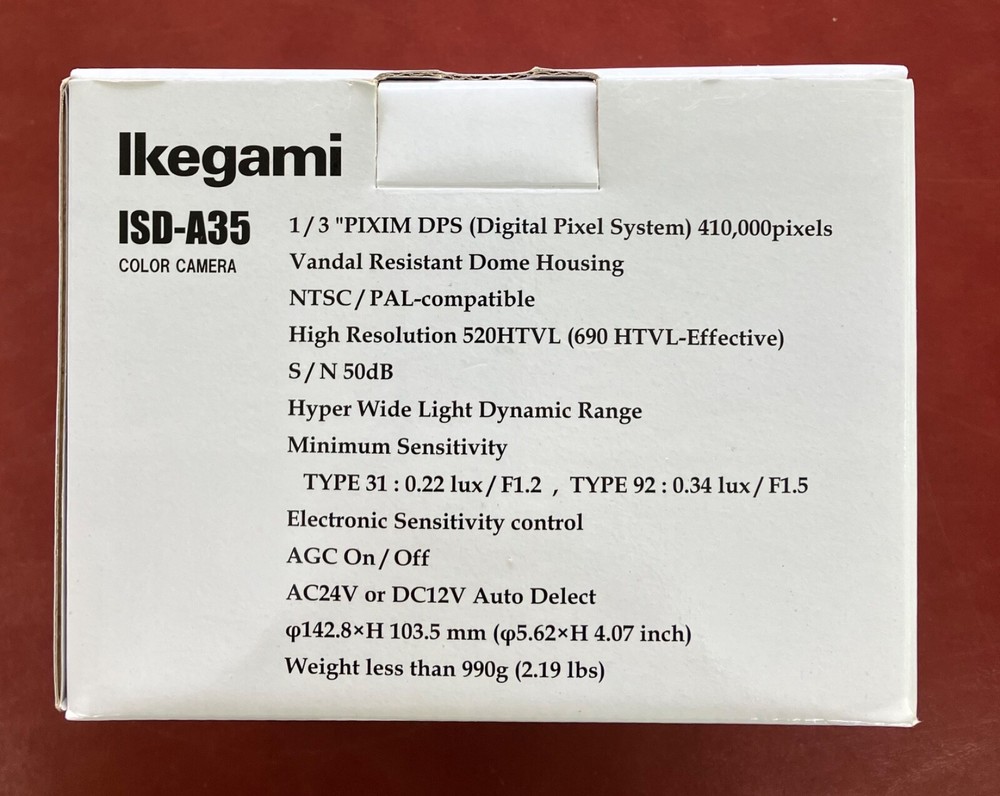 IKEGAMI ISD-A35 Color Camera