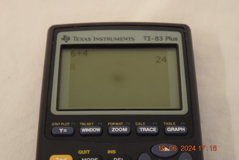 Texas Instruments TI-83 Plus Calculator Used / Works!