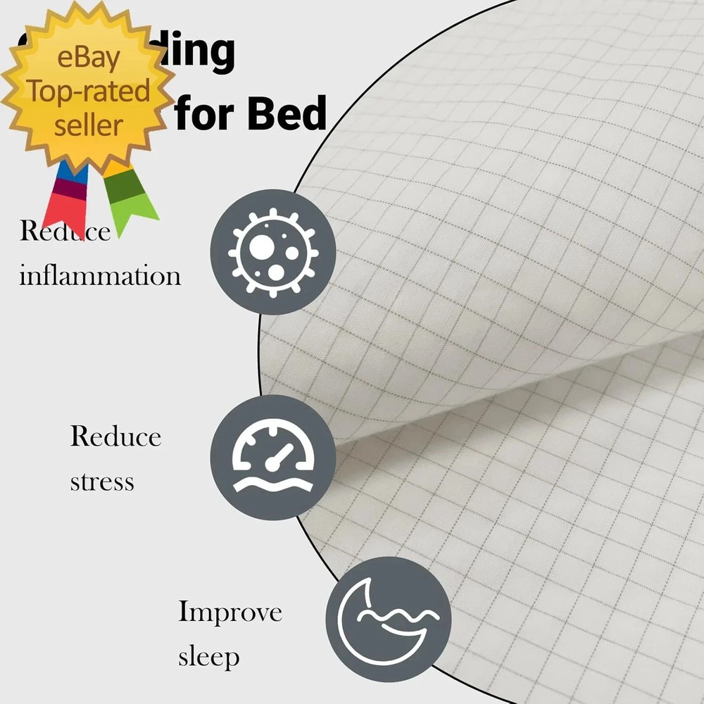 Grounding Sheets Grounding Well Bed Sheets10% Silver Fiber Grounding Flat Sheet