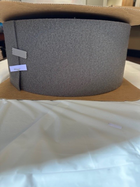 Velcro 6" Loop, Wolf Gray, 100 yrds