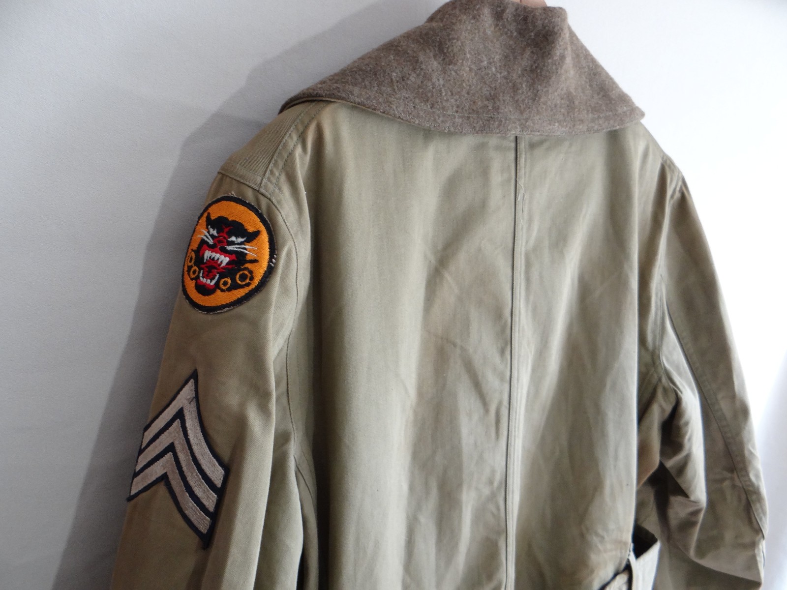 Original WWII 1941 US Army Tank Destroyer M-1938 MACKINAW Jacket Size 40