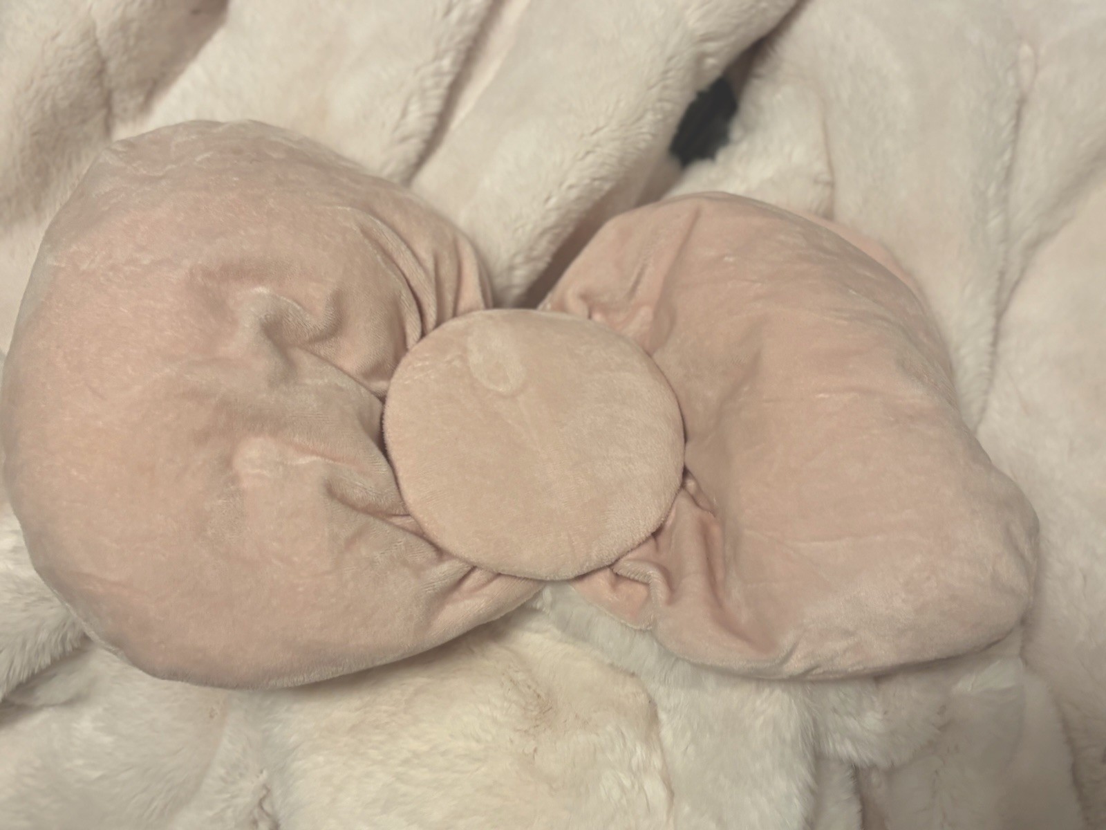 NEW Pottery Barn Teen Hello Kitty Bean Bag Slipcover Faux Fur IVORY Keys Soft