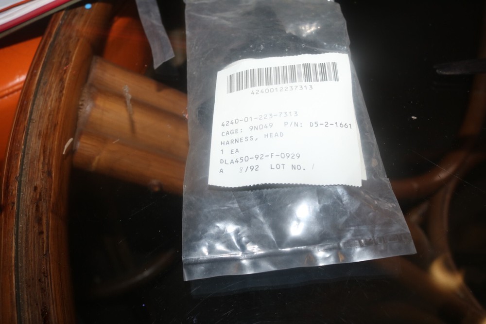 NOS replacement head harness Scott MCU-2/P series mask