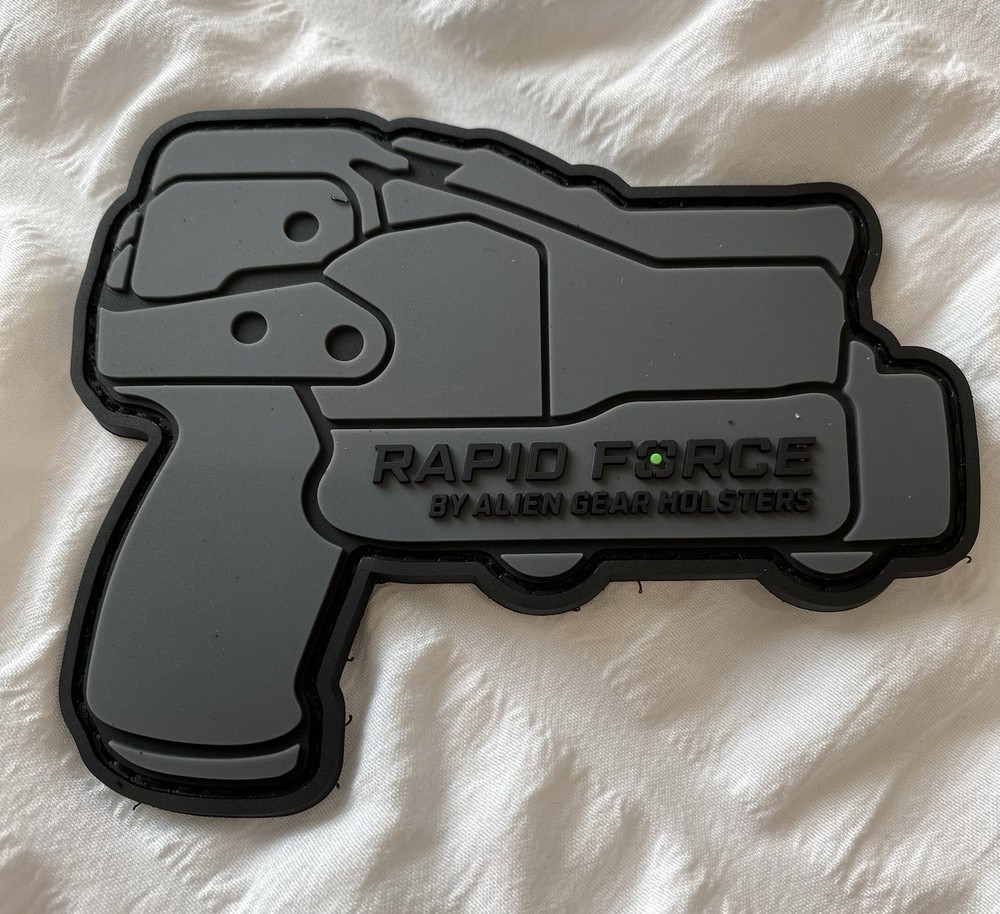 SHOT💥Show 2026 Alien Gear “Rapid Force Holster" PVC Patch, Hook & Loop, NEW!