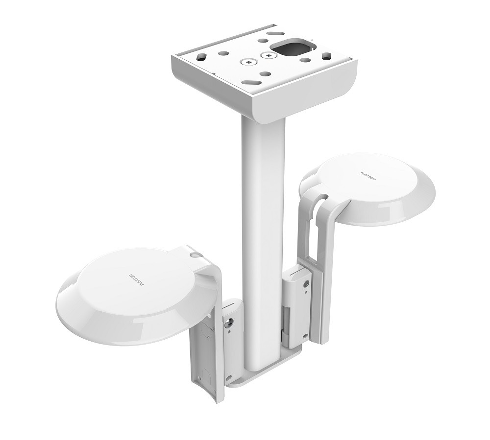 FLEXSON Ceiling Mount for Two Sonos ERA 100 (White, Pair)
