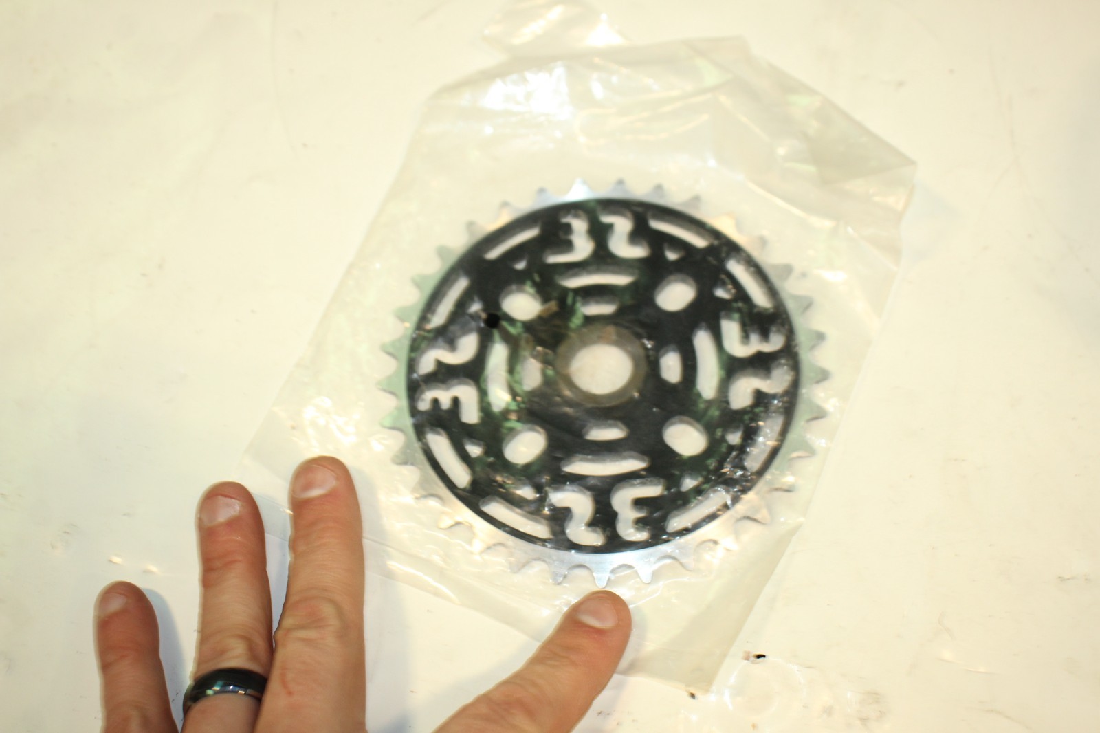 SE Bikes BMX 1 Piece Alloy Chainring 33 Tooth for 1/2"x1/8" Black