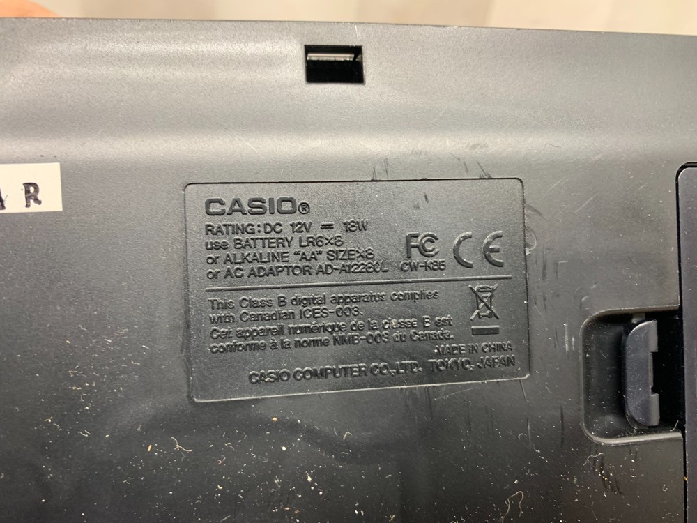 Casio CW-K85 Disc Title Printer Thermal For CD DVD