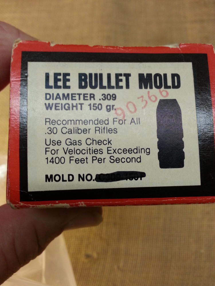 Lee #90366 Single Cavity Bullet Mold 30 Caliber