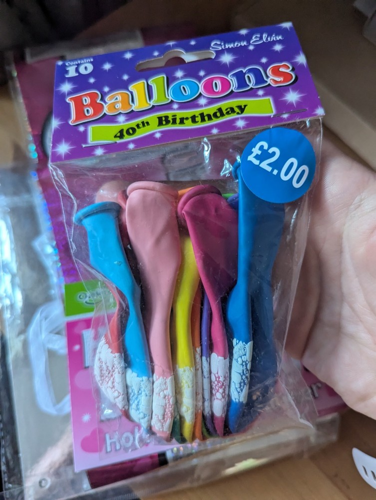 Happy birthday Bundle 40th Banners And Balloons