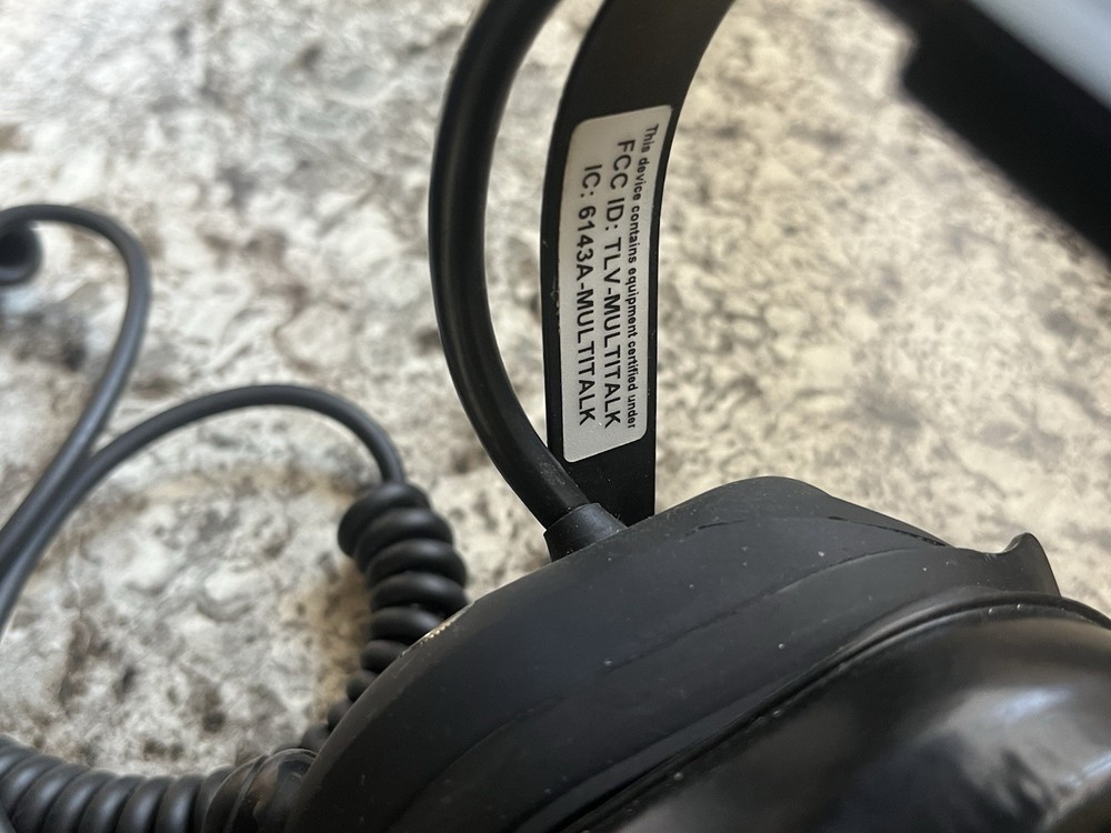 Setcom CSB-990MAX Headset/ Untested