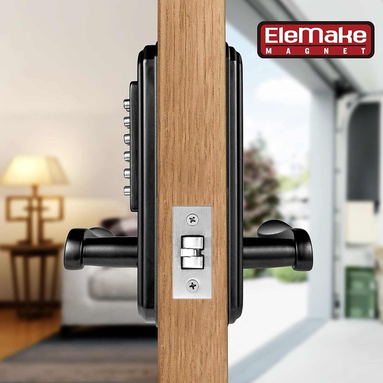 Keyless Entry Keypad Door Lock Mechanical With Keypad&Handle Stainless Steel 304