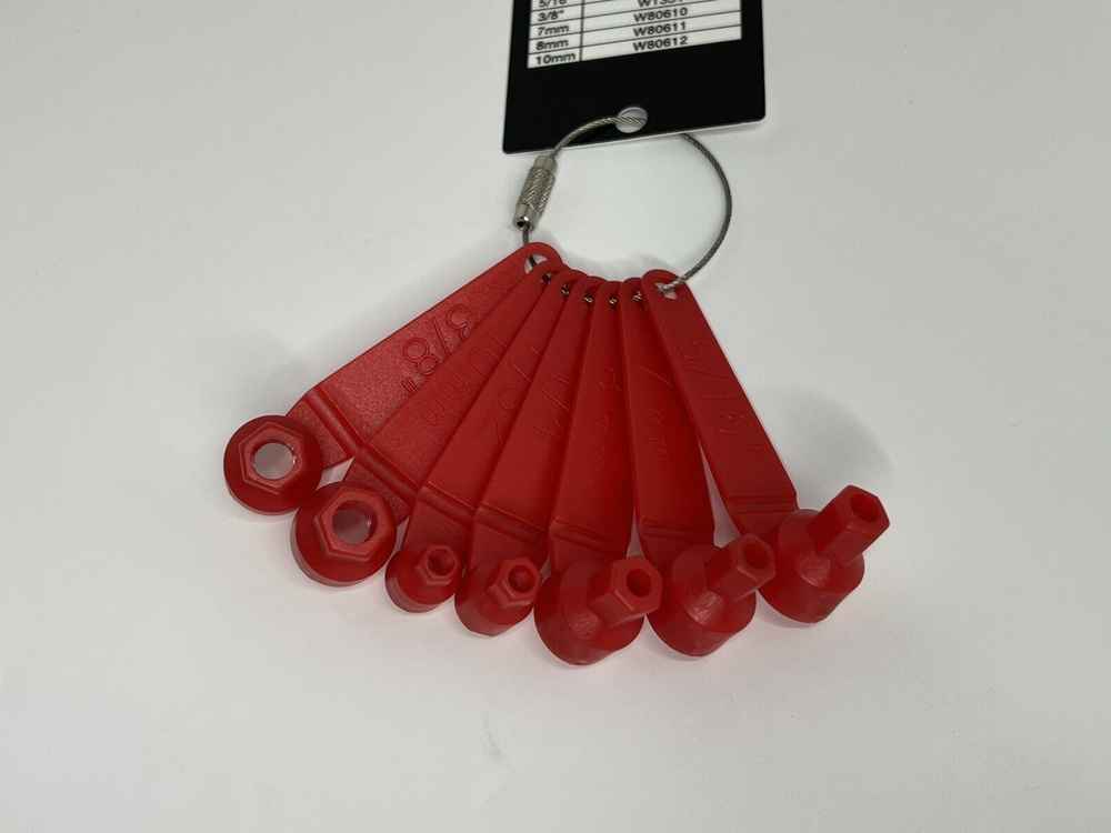 Performance Tool - Brake Caliper Hex Bit Identifier Set [7 pcs] (Part # W82012)