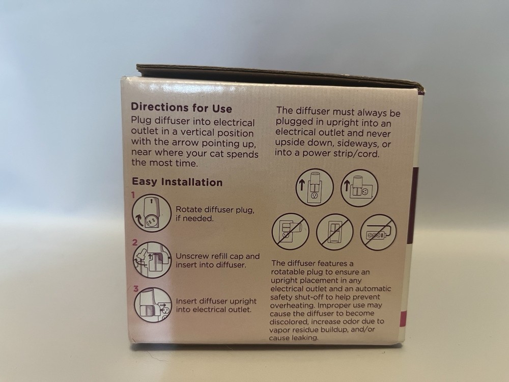 COMFORT ZONE 6 Pack Cat Calming Diffuser Refills; 30-day Refills; Pheromones