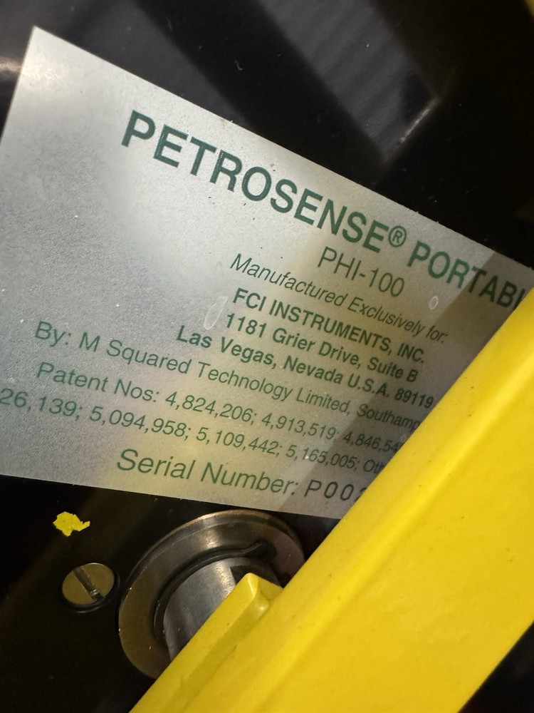 PETROSENSE PORTABLE HYDROCARBON ANALYZER PH1-100