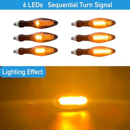 LED Sequential Turn Signal Light E-MARK Vehicle Model 2 PRO Clear / 2pcs