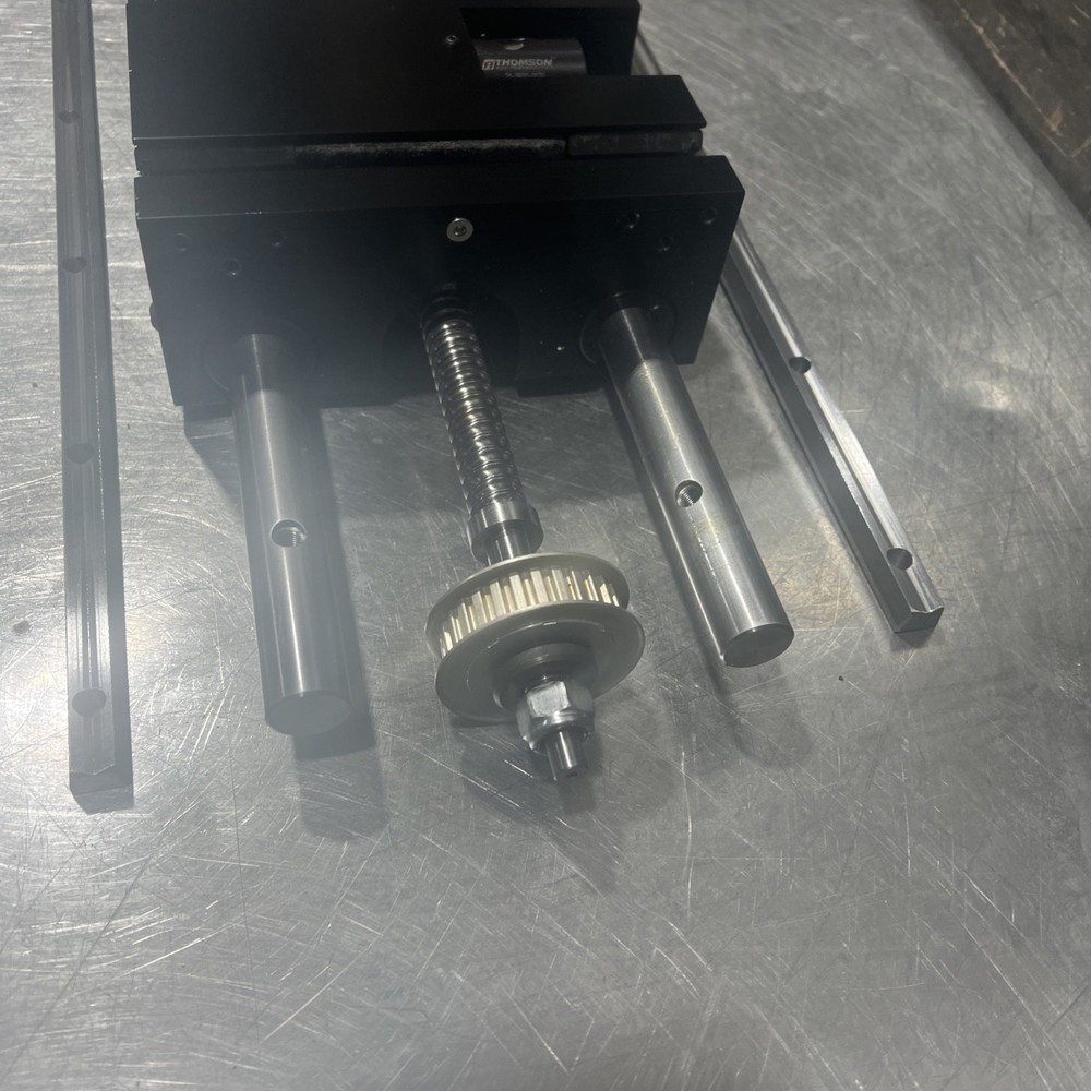 Intelitek Prolight Turning Center Linear Rail Axis Assembly. Used Surplus