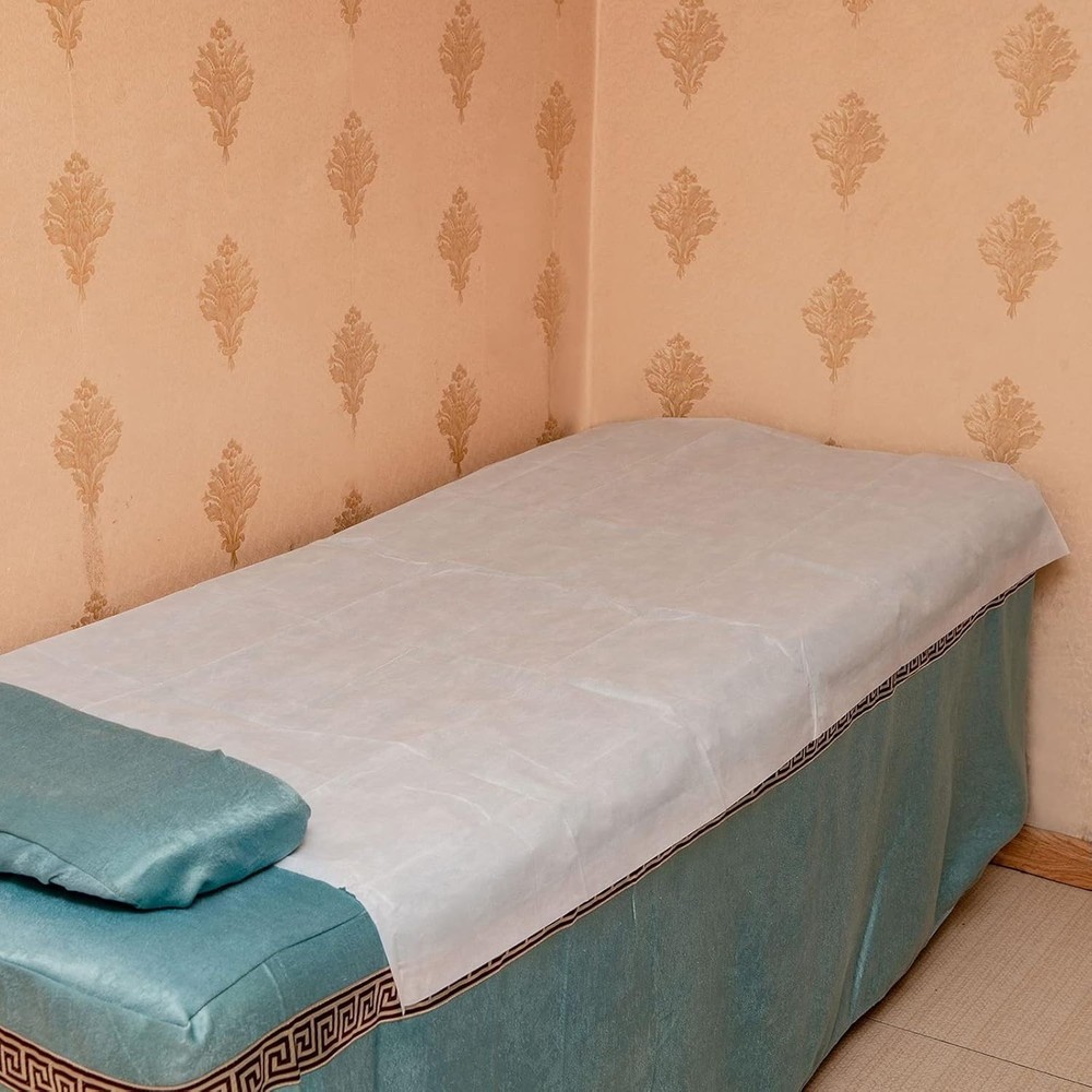 40 PCS Disposable Spa Bed Sheets, Waterproof Massage Table Sheet Protector, N...
