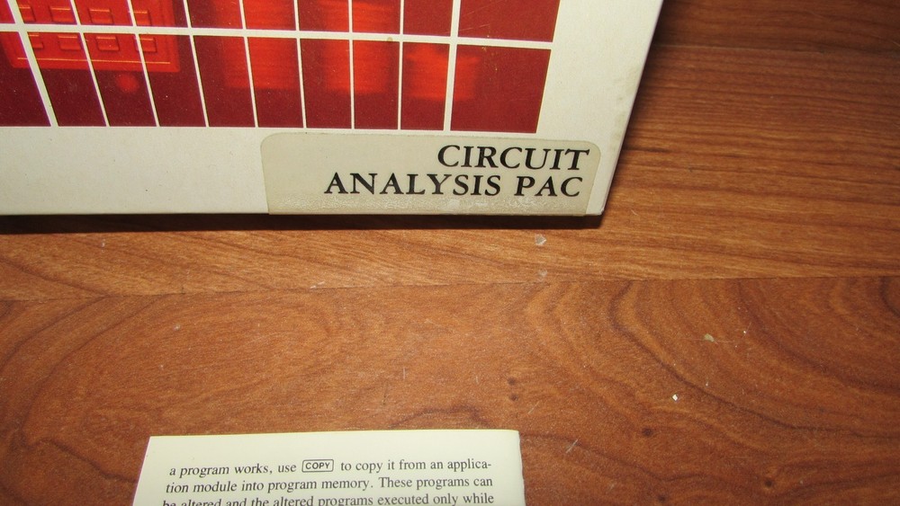 Vintage HP-41C Application PAC Circuit Analysis PAC Box only No modules