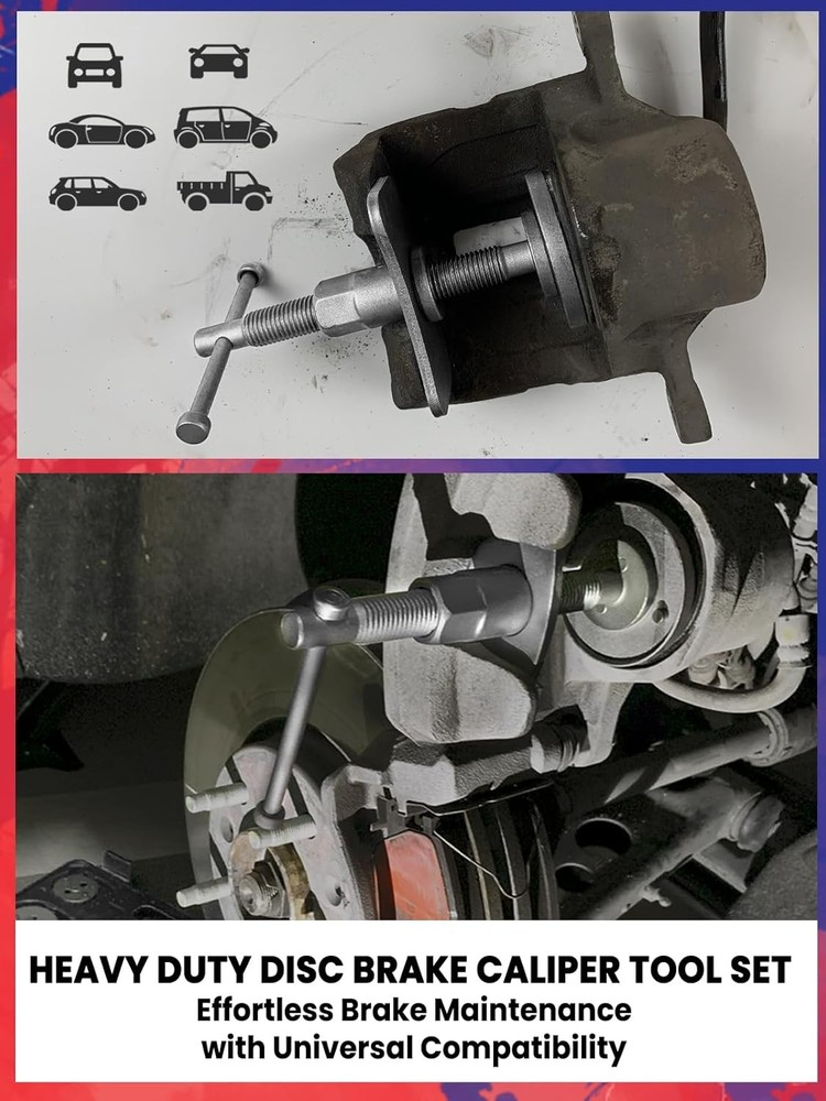 Brake Caliper Compression Tool Heavy Duty Disc Piston Rewind