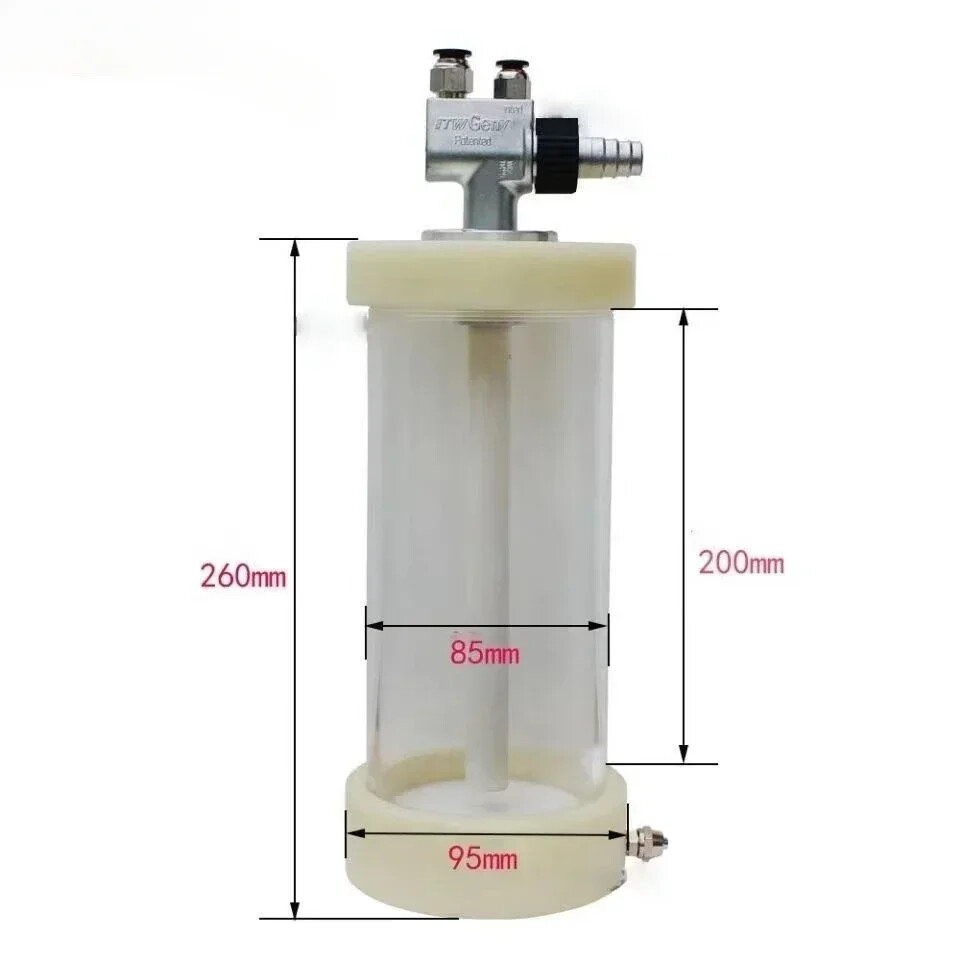 Electrostatic Powder Coating Fluidization hopper cup (1 L) w/ IG 02 pump