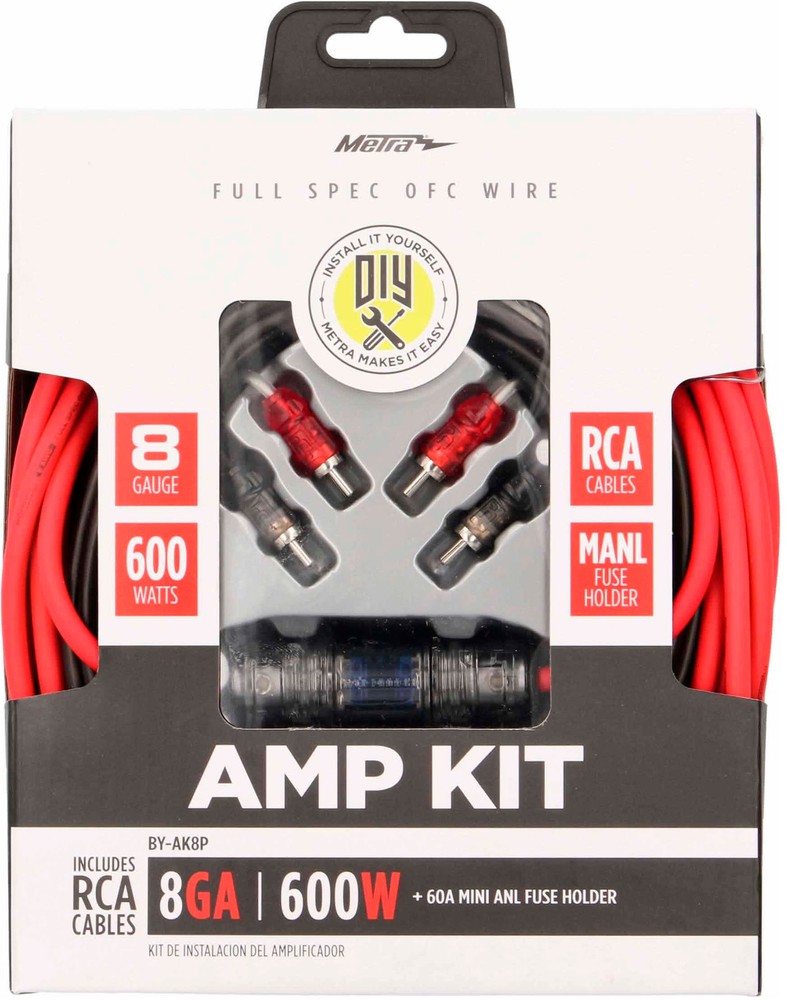 Metra - 8AWG Complete Amp Kit - Multi