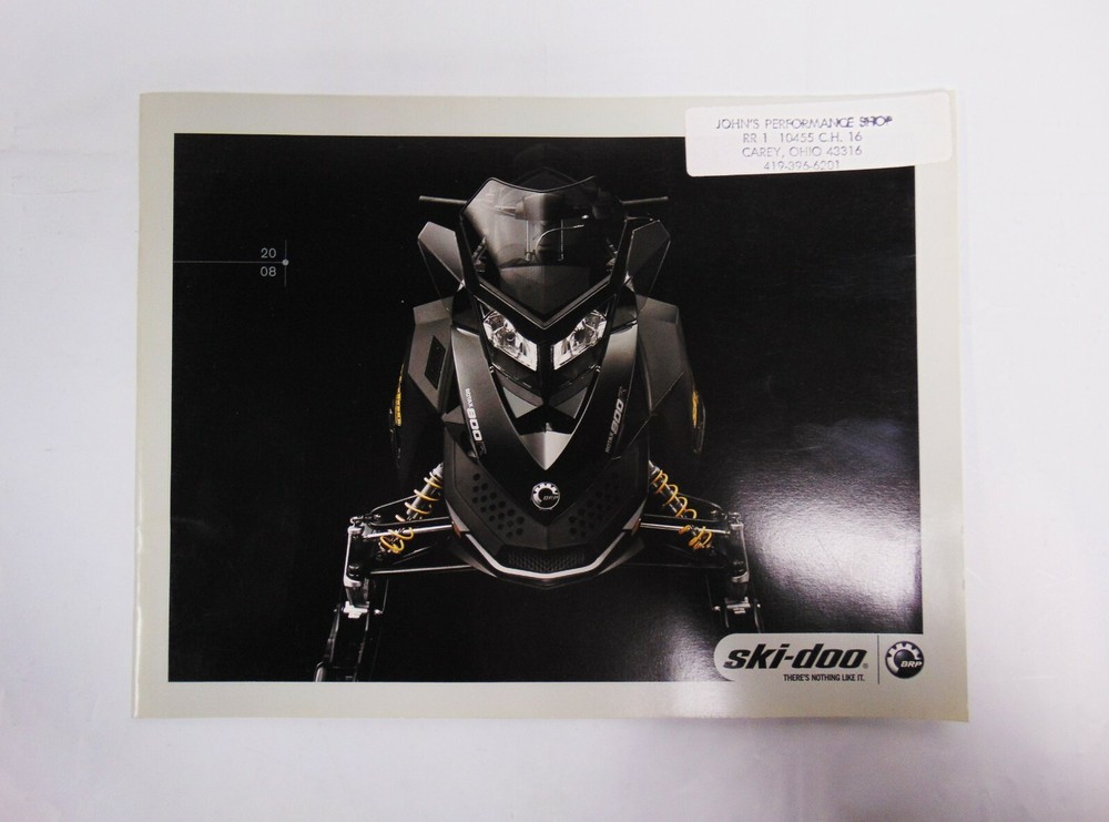 2008 Ski Doo Sales Catalog