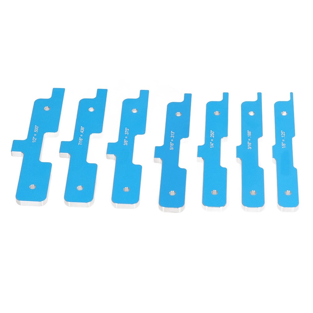 7Pcs Router Table Setup Bar Set Up Block Tool Kit For Cutting Milling