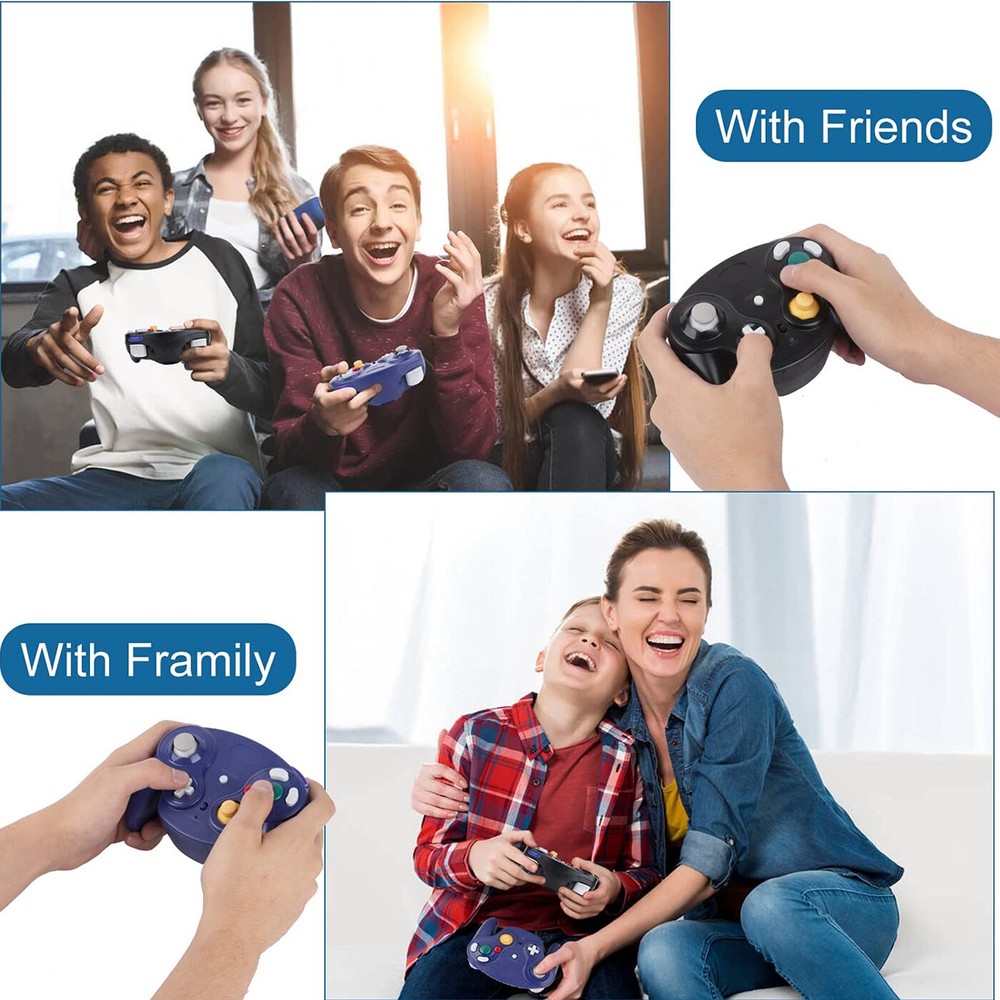 Wired/Wireless GameCube Remote Gamepad Controller for Nintendo NGC GC Console