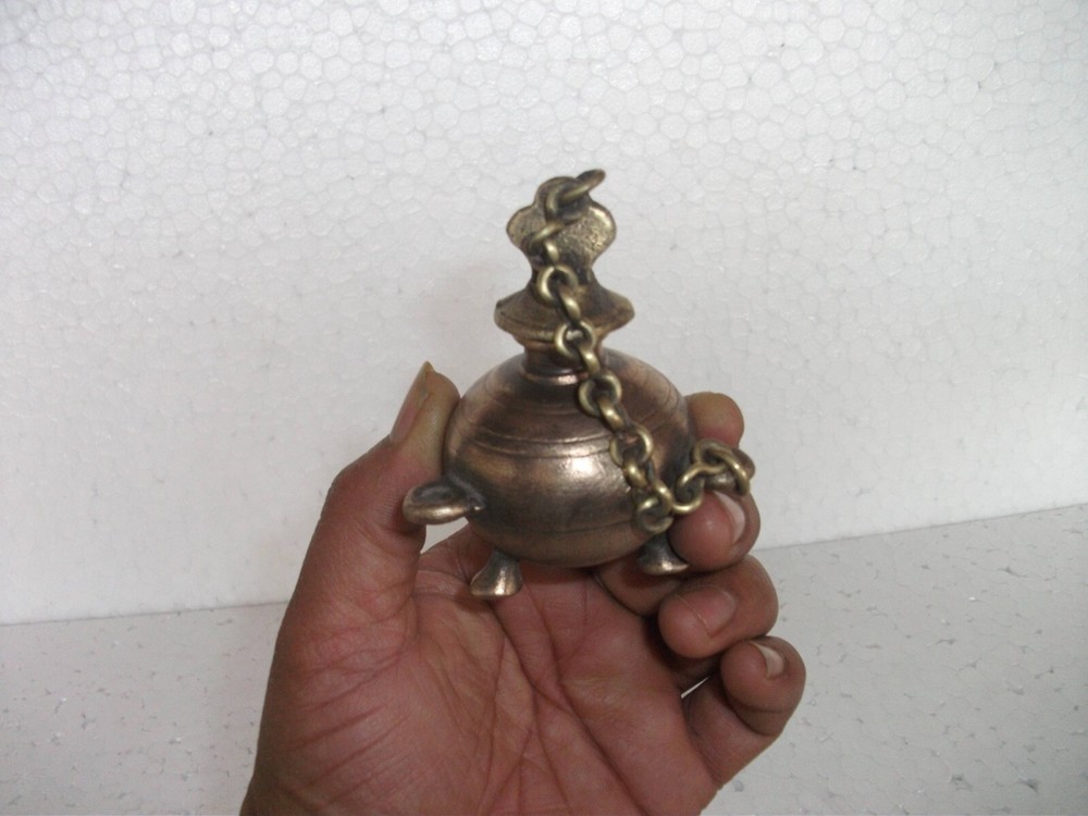 Vintage Brass Unique Shape Handcrafted Fine Quality Solid Inkpot/Well