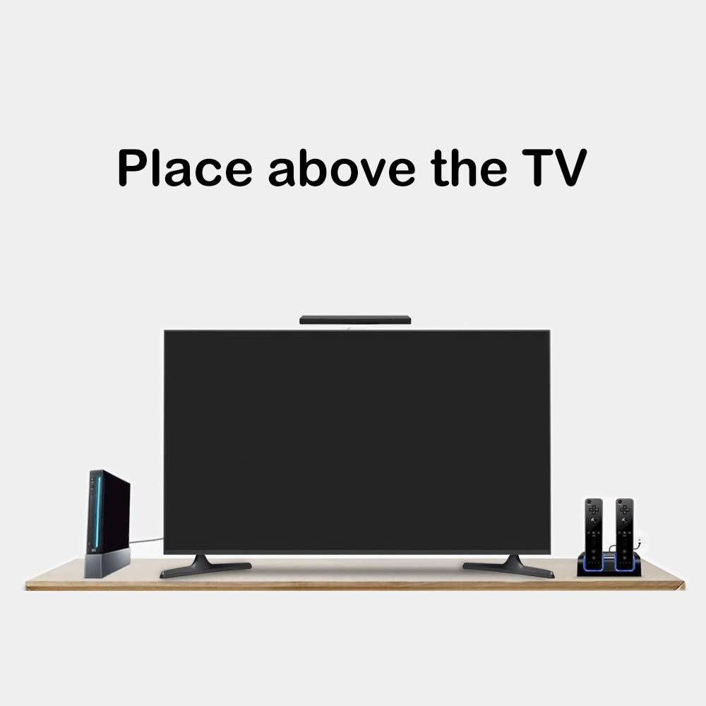 Wireless Remote Sensor Bar Infrared Ray Inductor For Wii