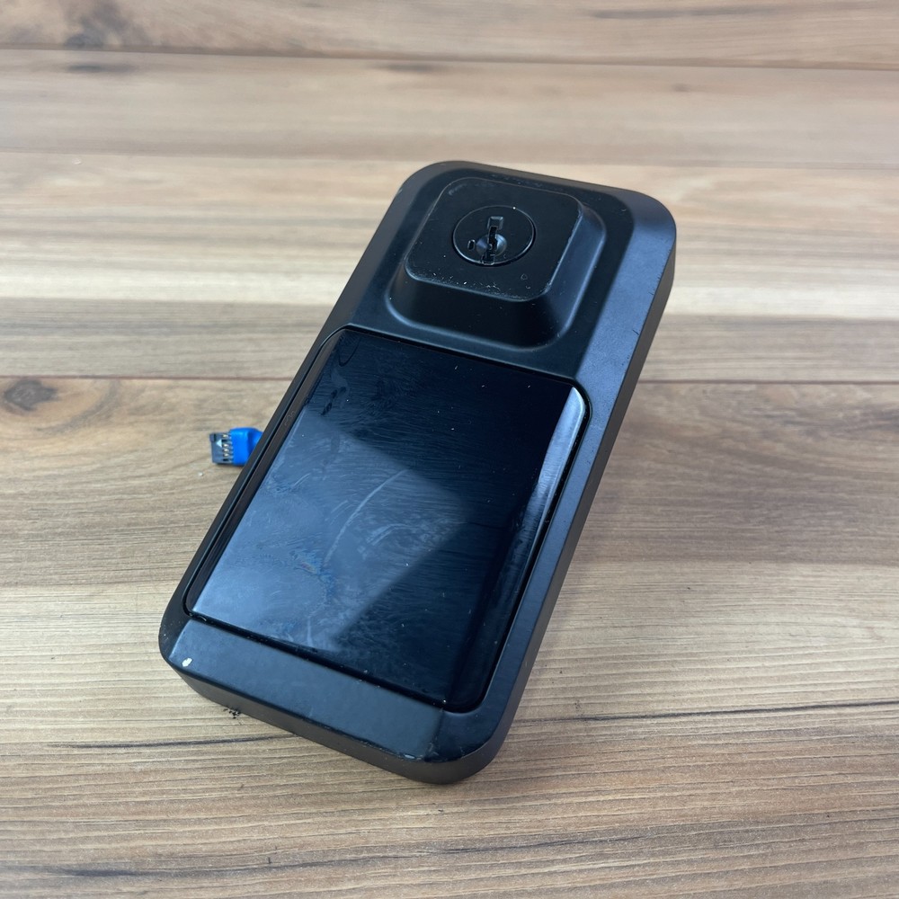 Black Touchscreen Keyless Entry Electronic Deadbolt Door Lock Keypad (Part Only)