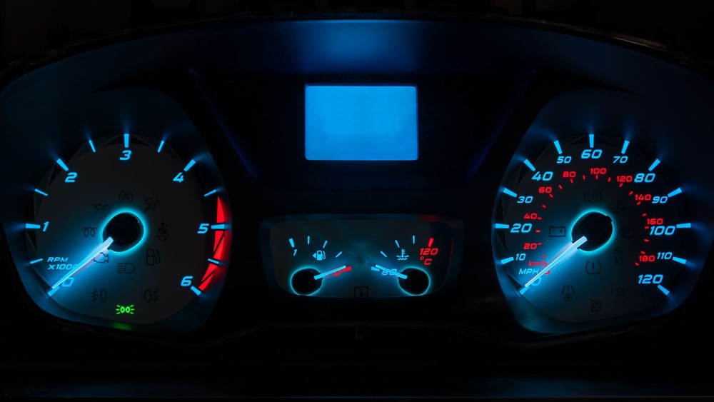 Lockwood Transit and Transit Custom MPH WHITE Dial Conversion Kit 8374