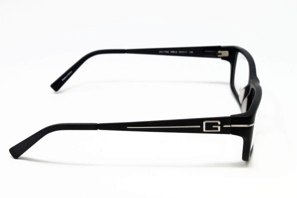 Guess GU1762V-MBLK Matte Black 53mm Unisex Eyeglasses Rectangular Plastic Frame