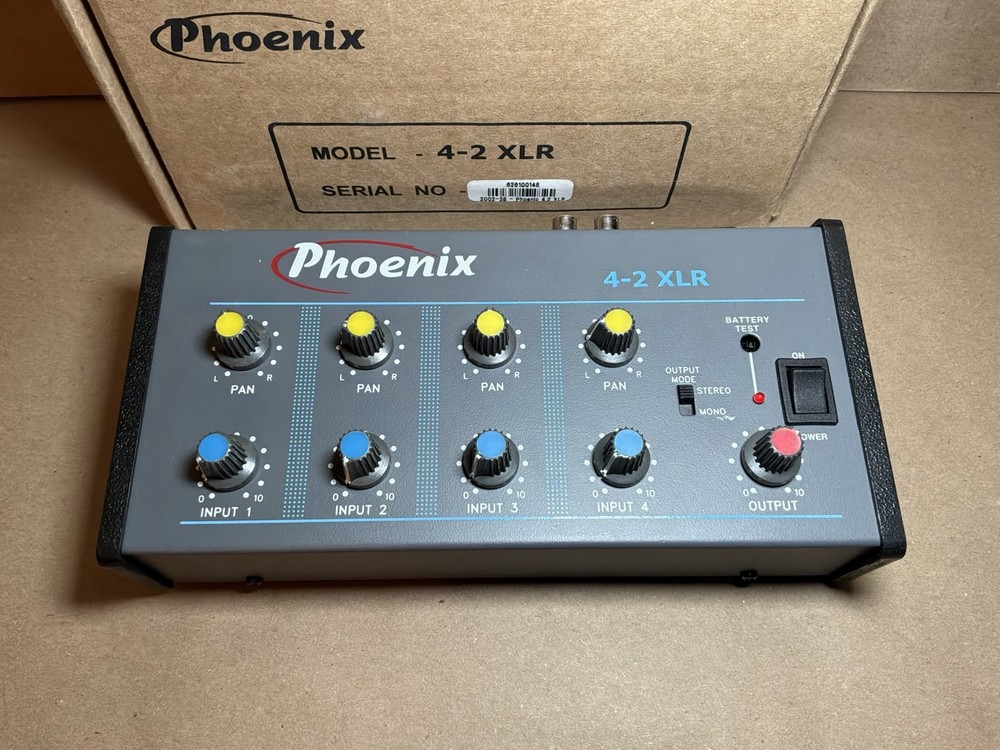 Phoenix 42 XLR 42DC-XLR| Device Only | *Damaged* UNTESTED