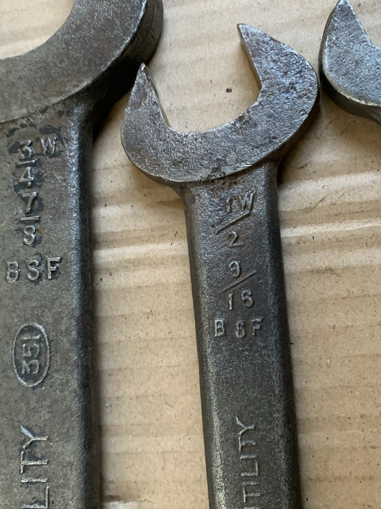 vintage utility spanner wrenches