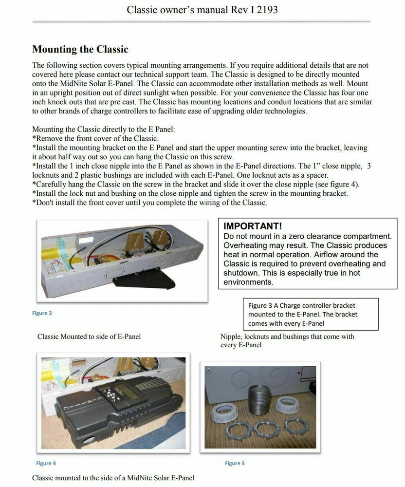 MidNite Solar CLASSIC 150-SL MPPT Charge Controller, Solar Only