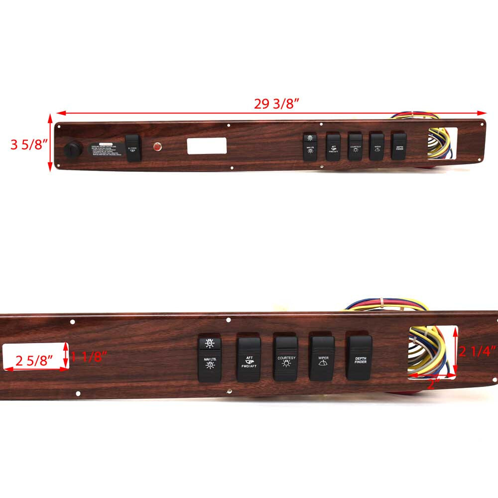 Crestliner Boat Switch Panel 3421d0548 | Sportfish w/ Ignition