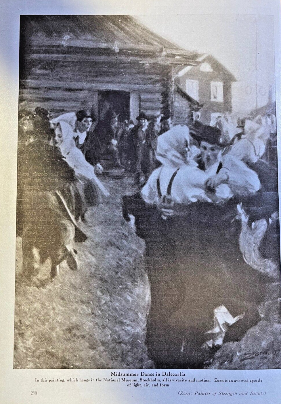 1914 Artist Anders Zorn illustrated