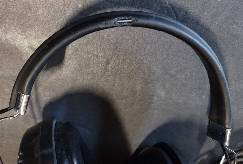 AS IS Clear-Com CC-60 Double Muff Over-Ear Headset with Microphone