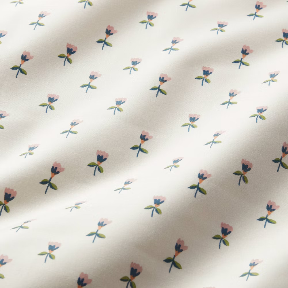 King Printed Performance 400 Thread Count Sheet Set Tulip Toss - Threshold: