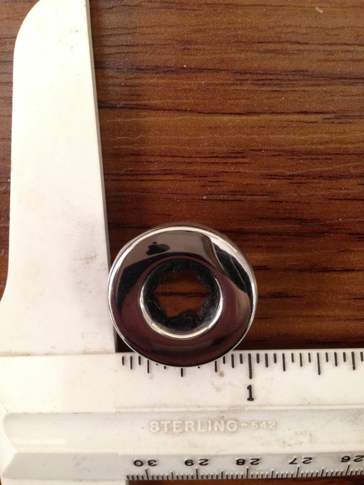 Door Lock Knobs 4pc Set w/ Ferrules Chrome Ribbed *In Stock* Fluted Stem ribs